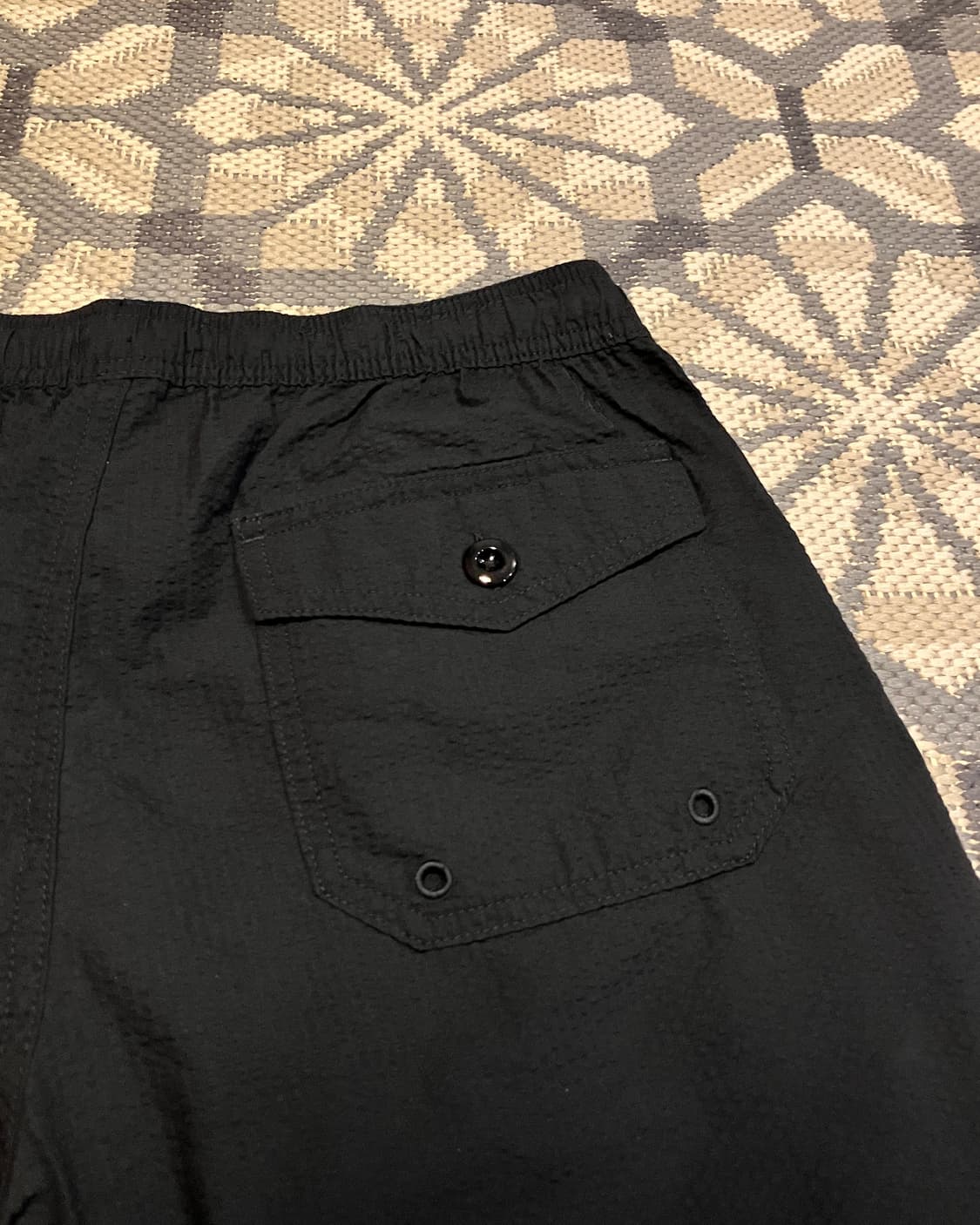 (S) J.Crew 제이크루 6인치 시어서커 스윔 쇼츠 블랙 상품이미지4