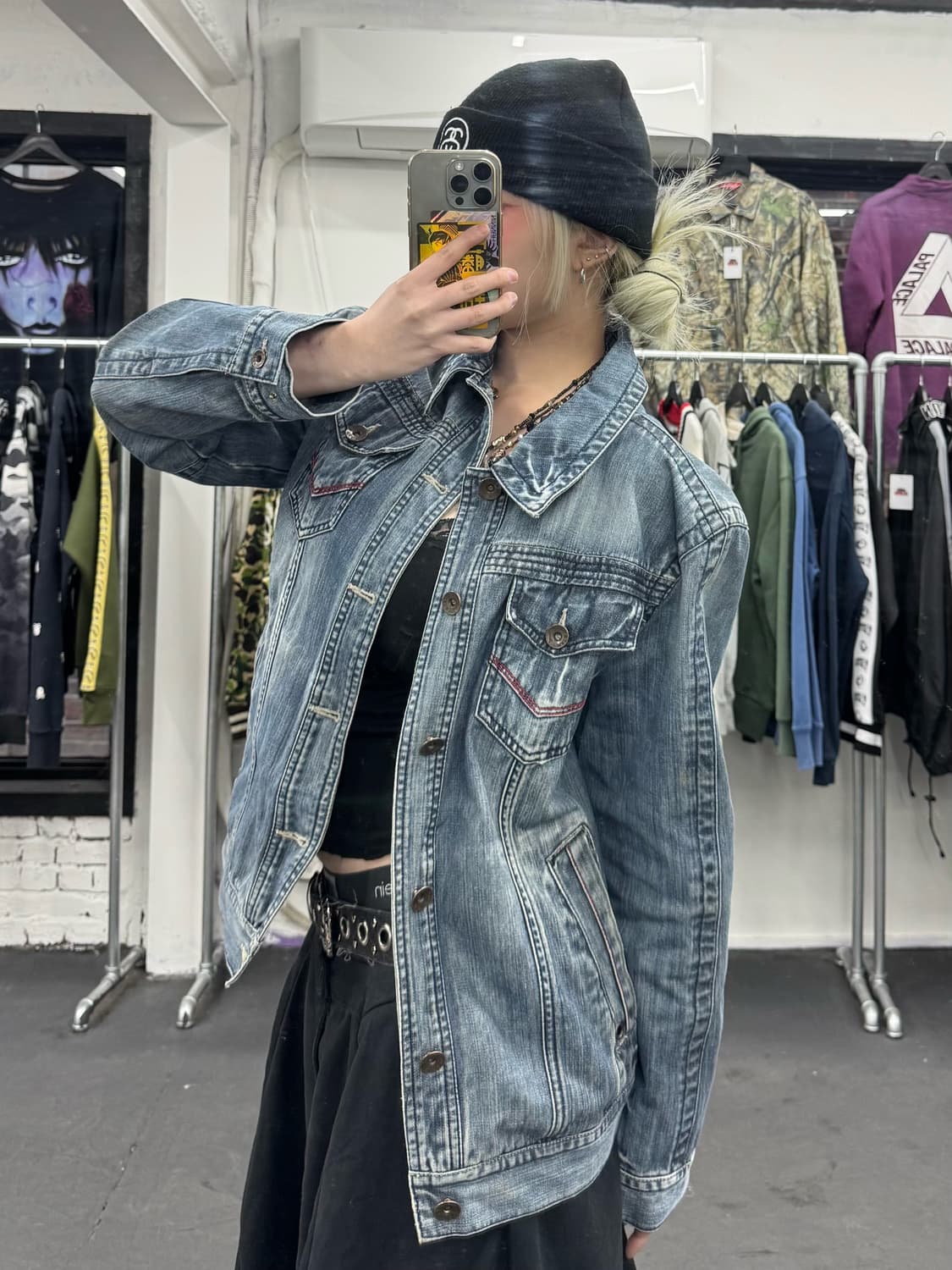 VTG 워시드 데님자켓 상품이미지5