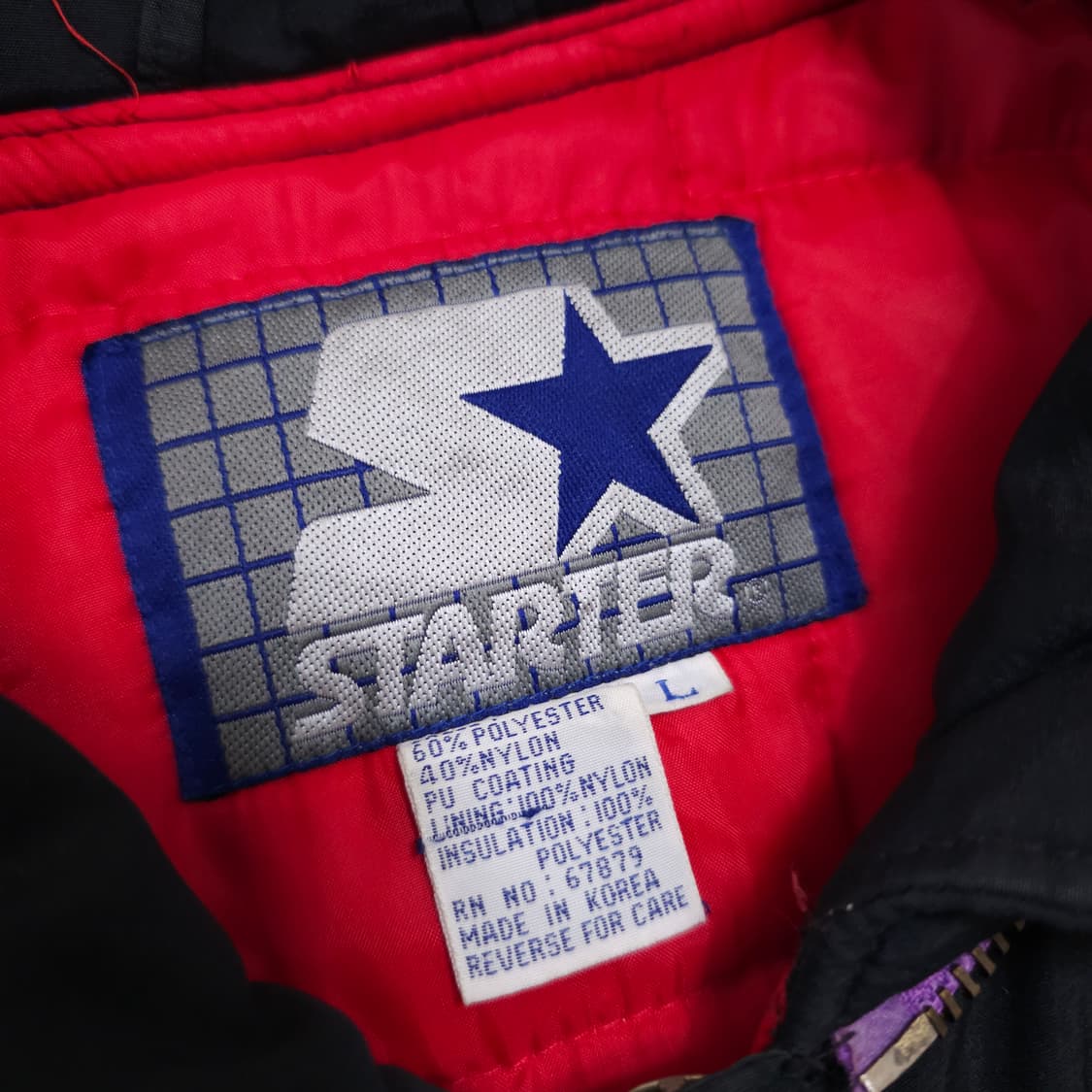 스타터 90's 시카고불스 봄버 자켓 상품이미지3