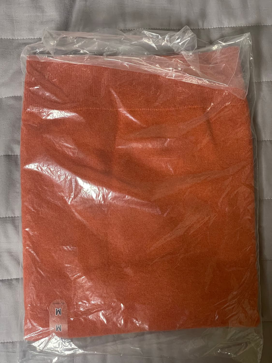 1/8까지! 유니클로 남성용 100% 캐시미어 니트 오렌지 M 새상품 상품이미지2