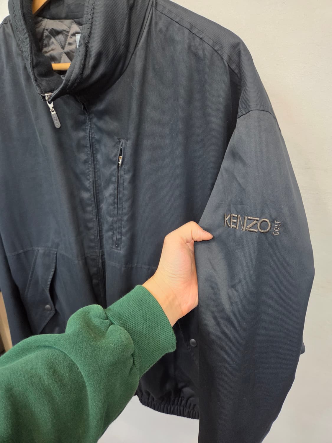 겐조 골프 일본판 빈티지 올드스쿨 누빔 해링턴 자켓 xl 상품이미지6
