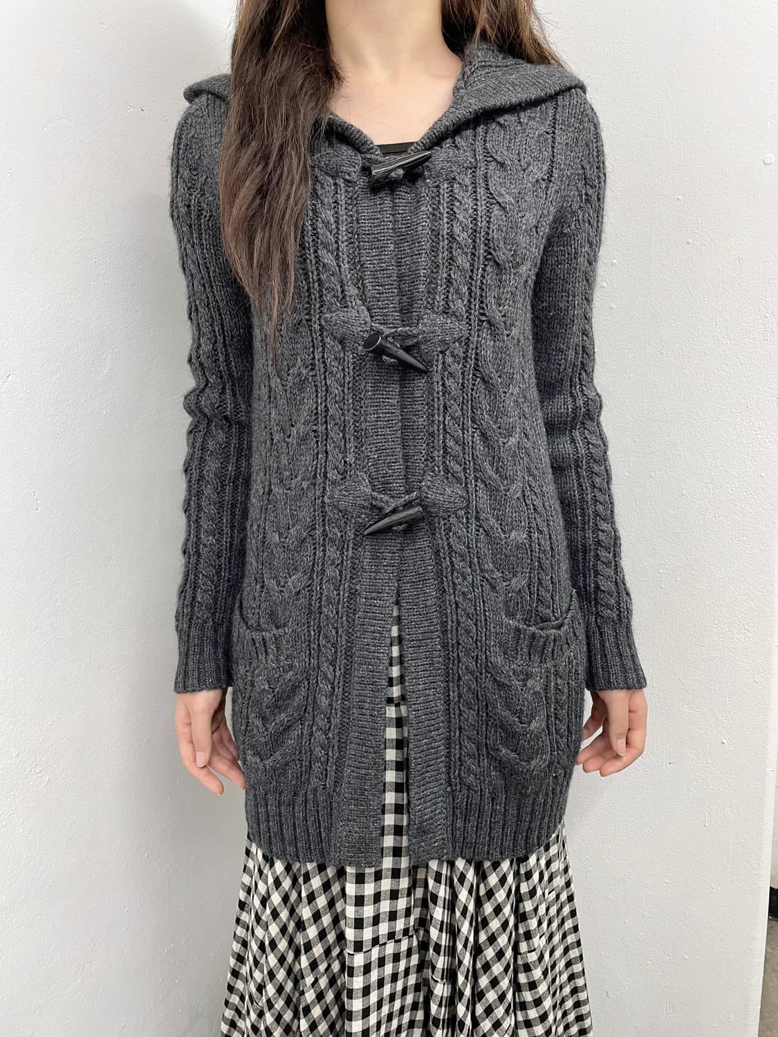 꽈배기 떡볶이 후드 가디건 상품이미지2