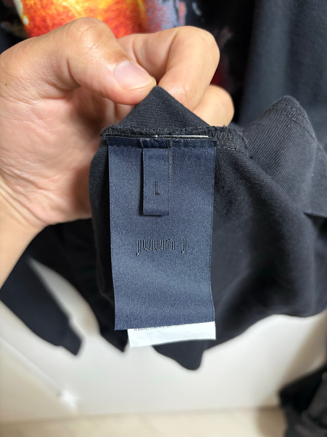 [L] 준지 ECCENTRIC FIREWORK 그래픽 뉴오버핏 롱슬리브 상품이미지4