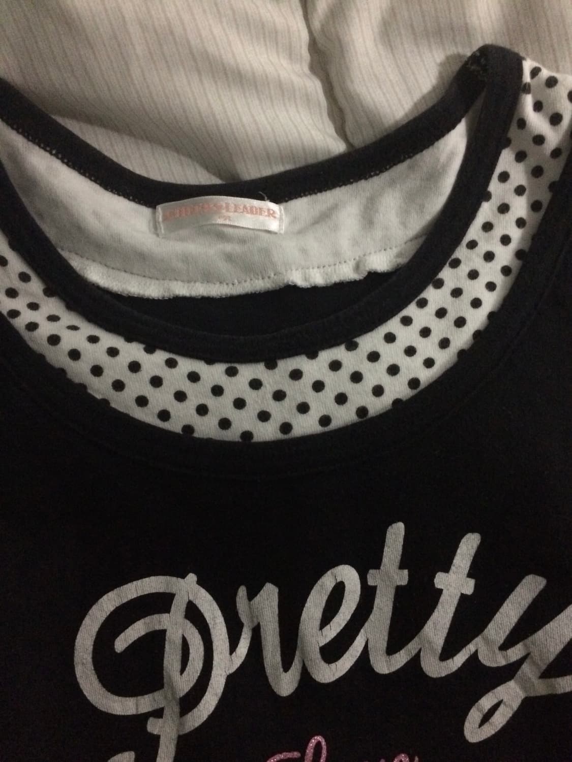 빈티지 헤이세이 로걀 도트 레이어드 원피스 상품이미지3