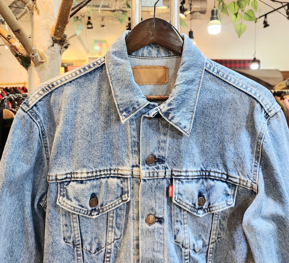 80s 리바이스 미국산 70505-7417 데님 빈티지 자켓 상품이미지2