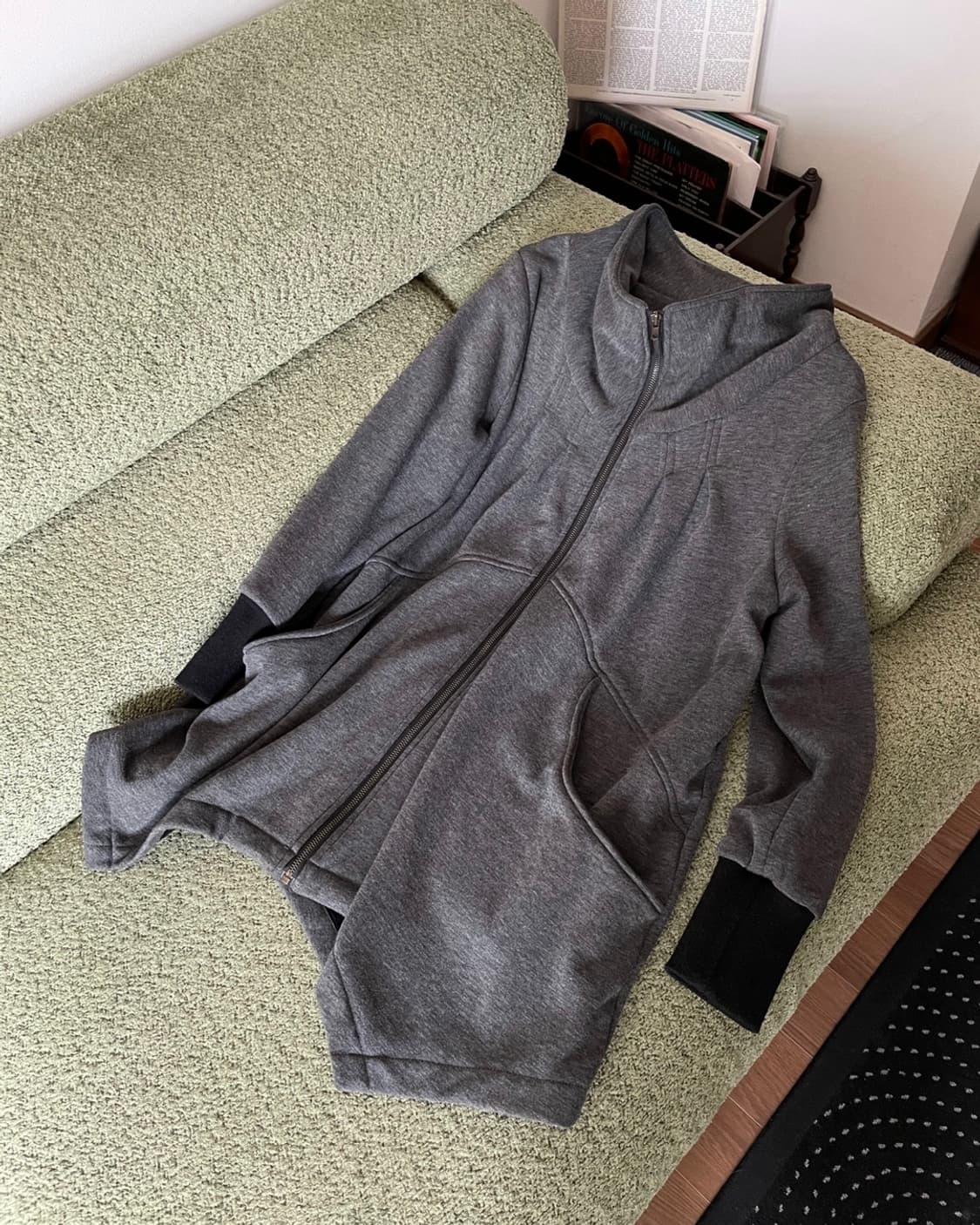 wide half neck zip-up 상품이미지1