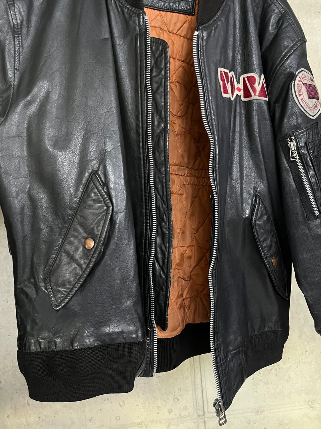 80s TORA Leather Jacket 상품이미지7