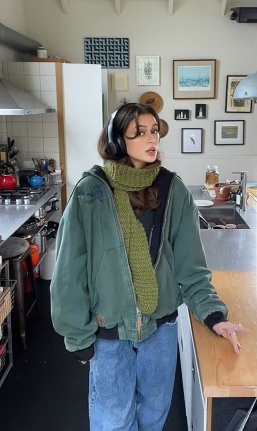 (XL)칼하트 덕 액티브 우먼스 후드자켓 WJ130 MOS 모스그린 상품이미지10