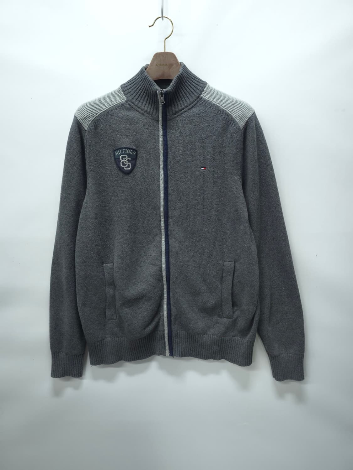 타미힐피거 와펜로고 니트 집업 ( 105~110 ) 상품이미지1