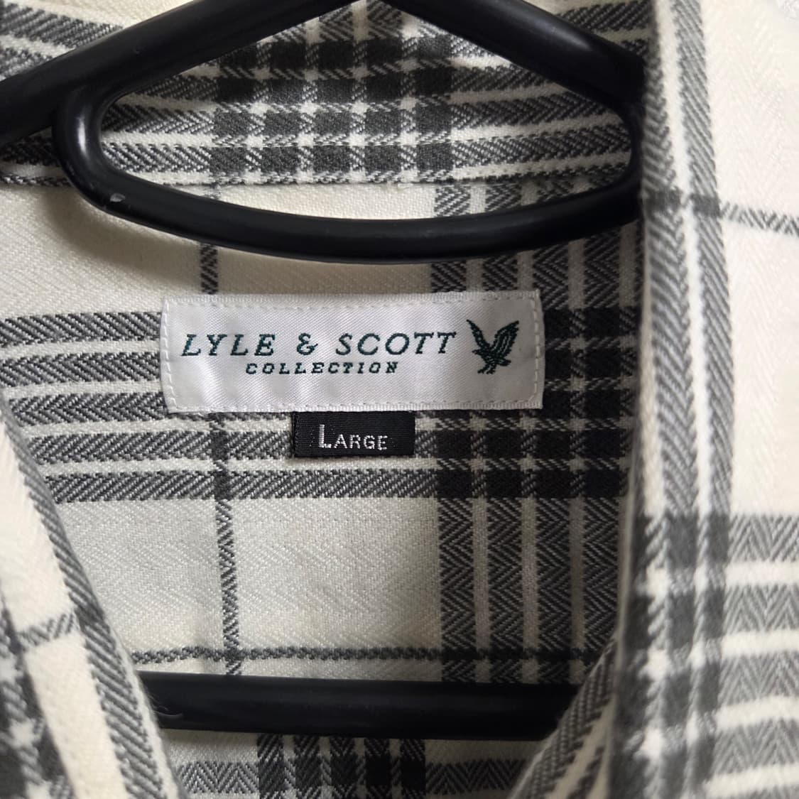 Lyle&Scott 라일앤스콧 플란넬 체크 셔츠 L(100) 미사용 상품이미지3