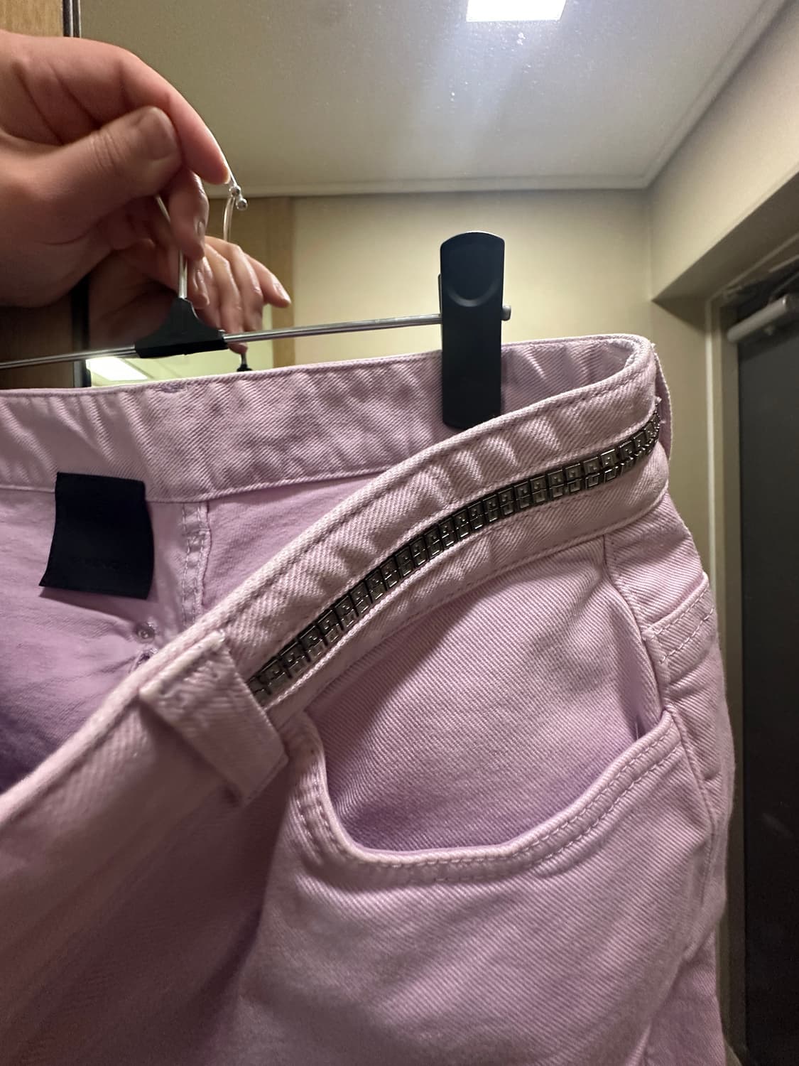 지방시 핑크 + 연보라 데님 28 Givenchy denim 상품이미지1