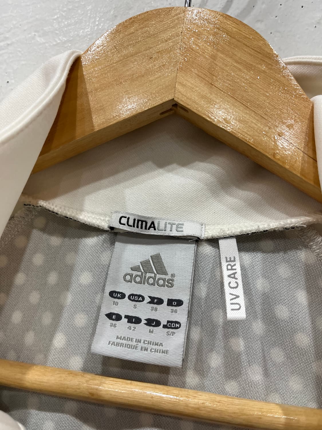 아디다스 도트 땡땡이 화이트 트랙탑 져지 상품이미지6