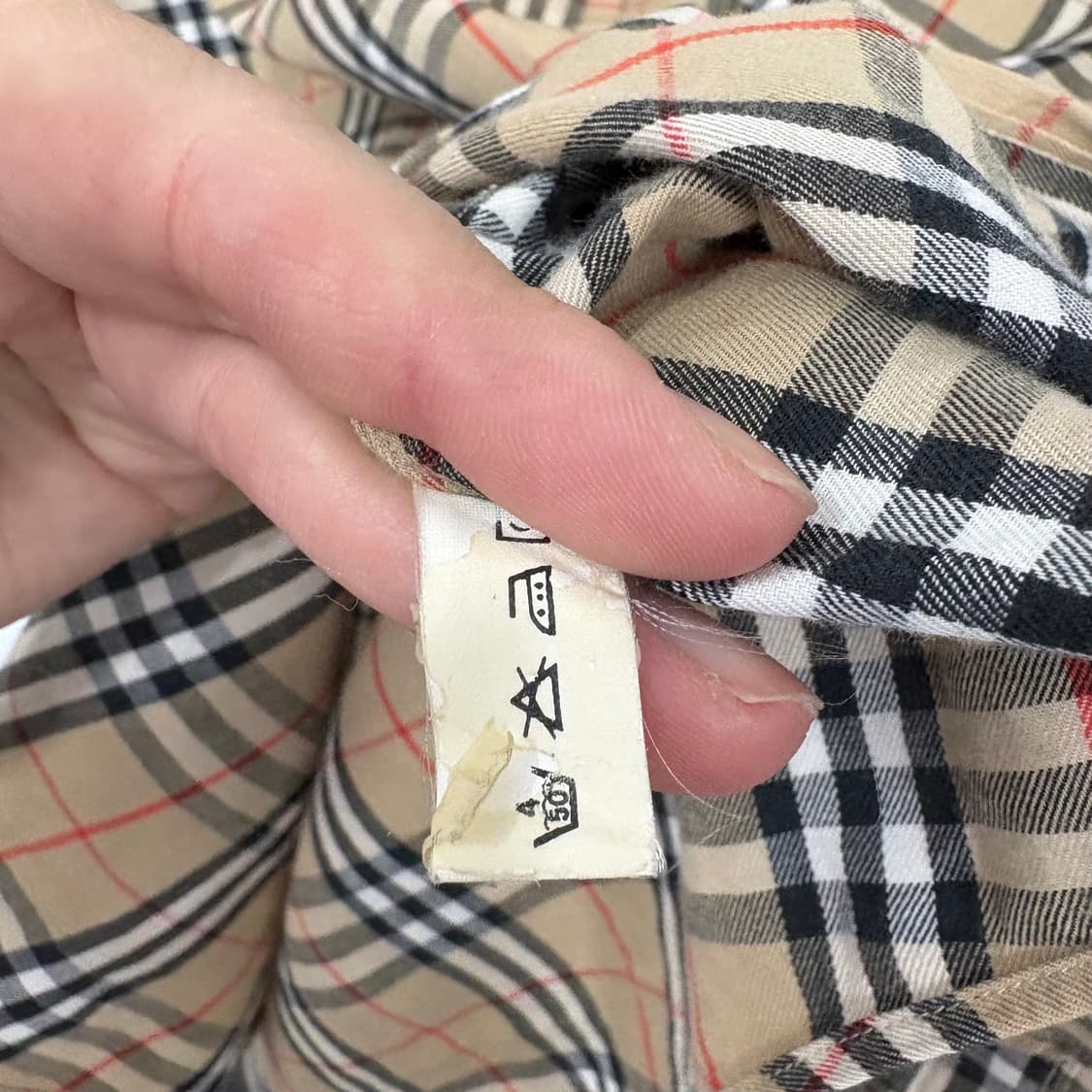 버버리 클래식 노바 체크 셔츠 상품이미지4