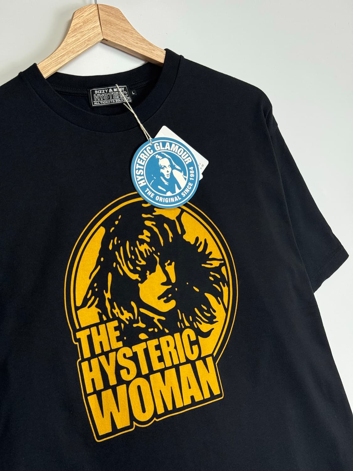 히스테릭 글래머 히스테릭 우먼 반팔 티셔츠 블랙 새상품 L 상품이미지3