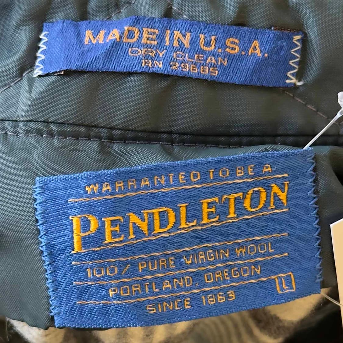 펜들턴 버진 울 체크 셔츠 USA 상품이미지4