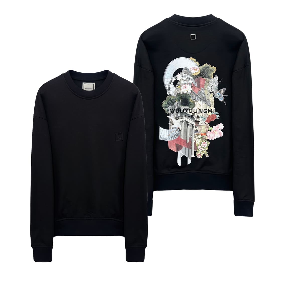 정품 우영미 시티 그래픽 스웻셔츠 새제품 48사이즈 상품이미지1