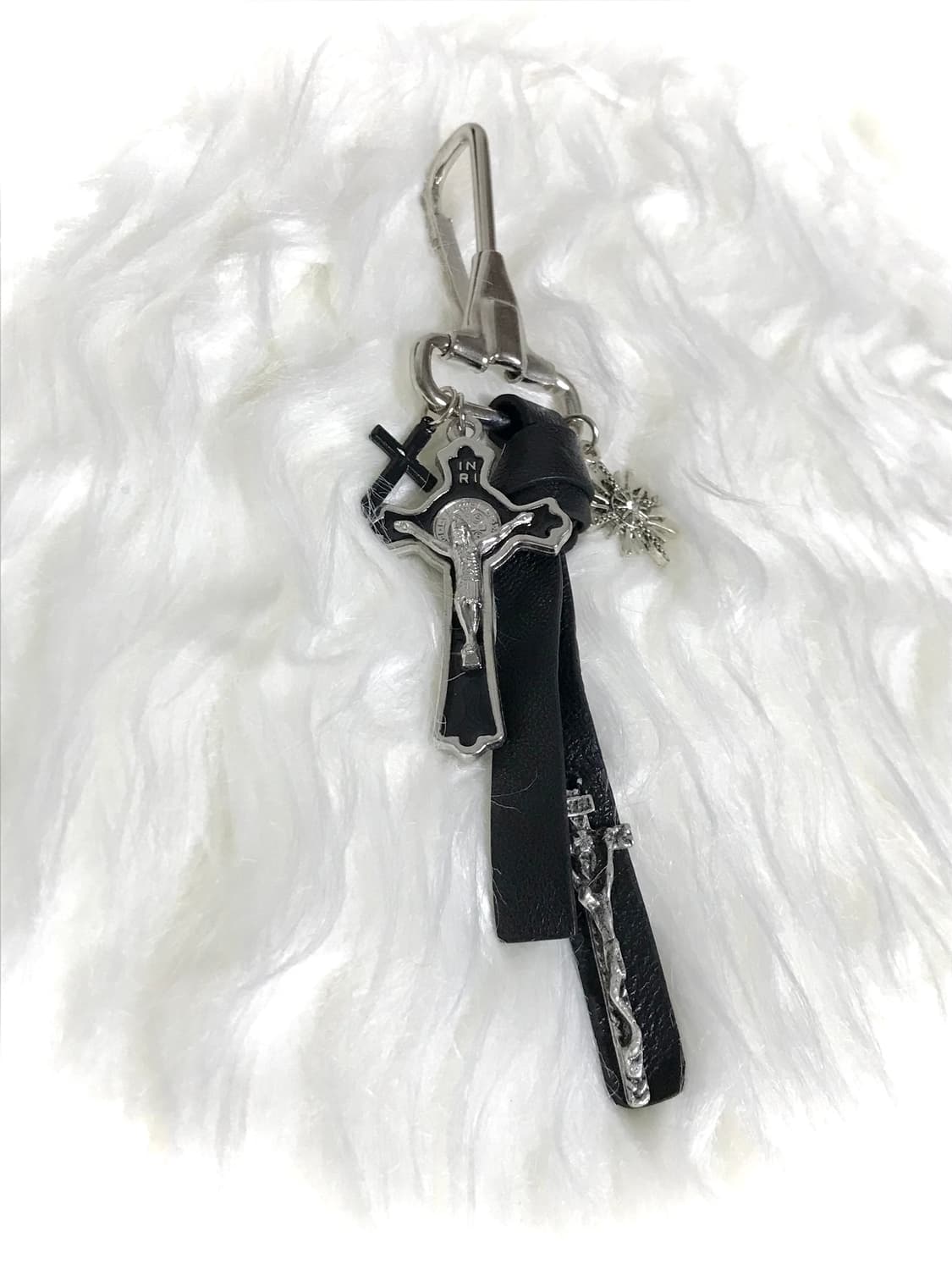빈티지 펑크 십자가 바지 키링 상품이미지3