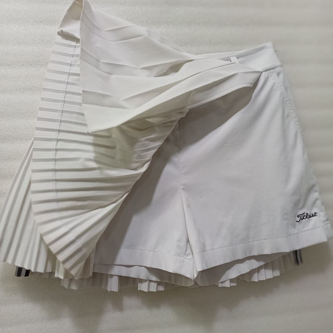 타이틀리스트 골프 여름 플리츠 랩 스커트 반바지 27 흰색 사랑봉봉 상품이미지4
