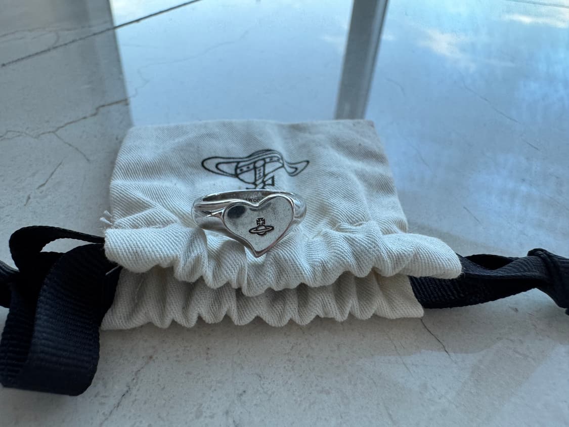 비비안웨스트우드 하트 링 반지 사이즈 7 상품이미지3