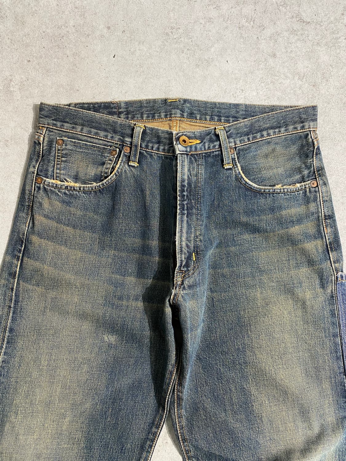 [32] EDWIN 에드윈 505X 와이드 핏 셀비지 데님팬츠 상품이미지2