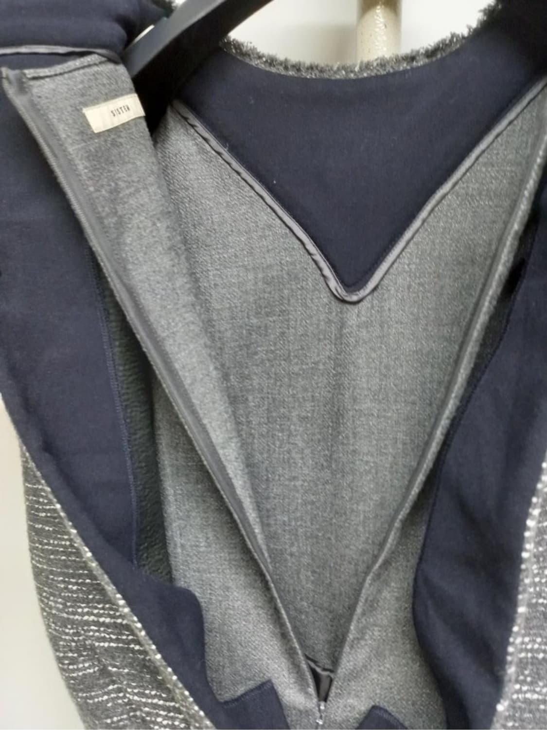 시스템 춘추동 트위드 원피스 44.33 상품이미지8