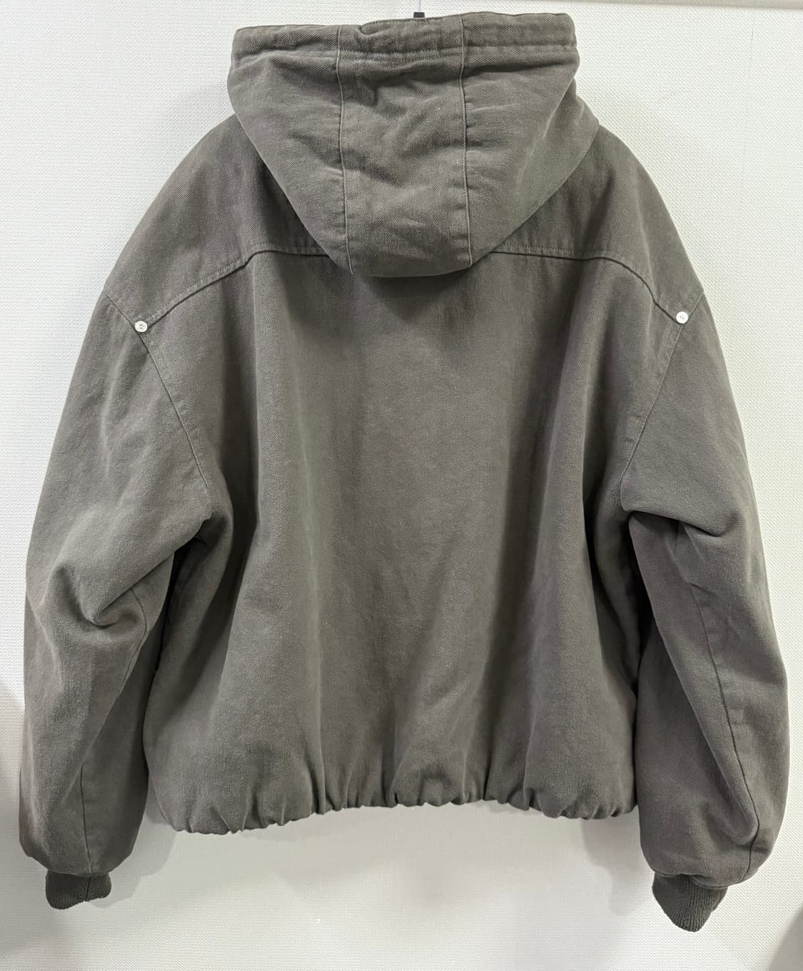 [M] 세터 패디드 후드 자켓 차콜 그레이 상품이미지3