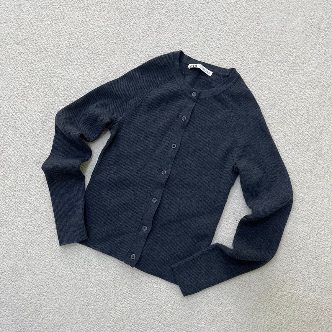 M 자라 여성 골지 가디건 0323M 상품이미지1