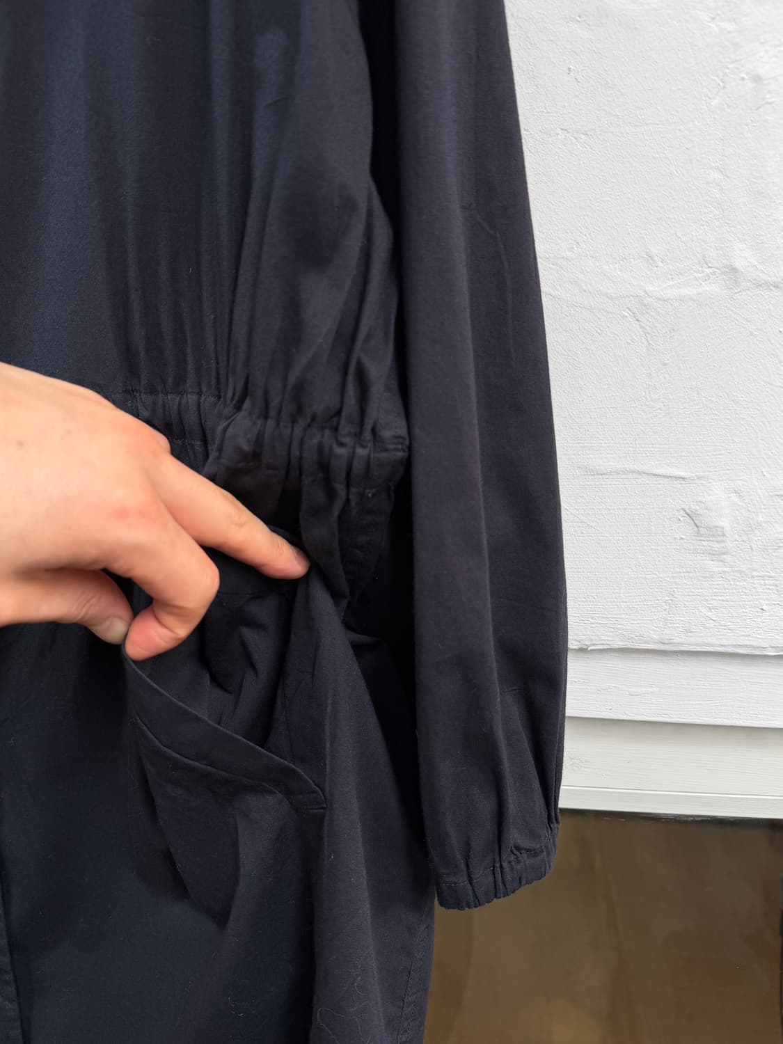 Global Work 블랙 여성 롱 코트 원피스 F 상품이미지4