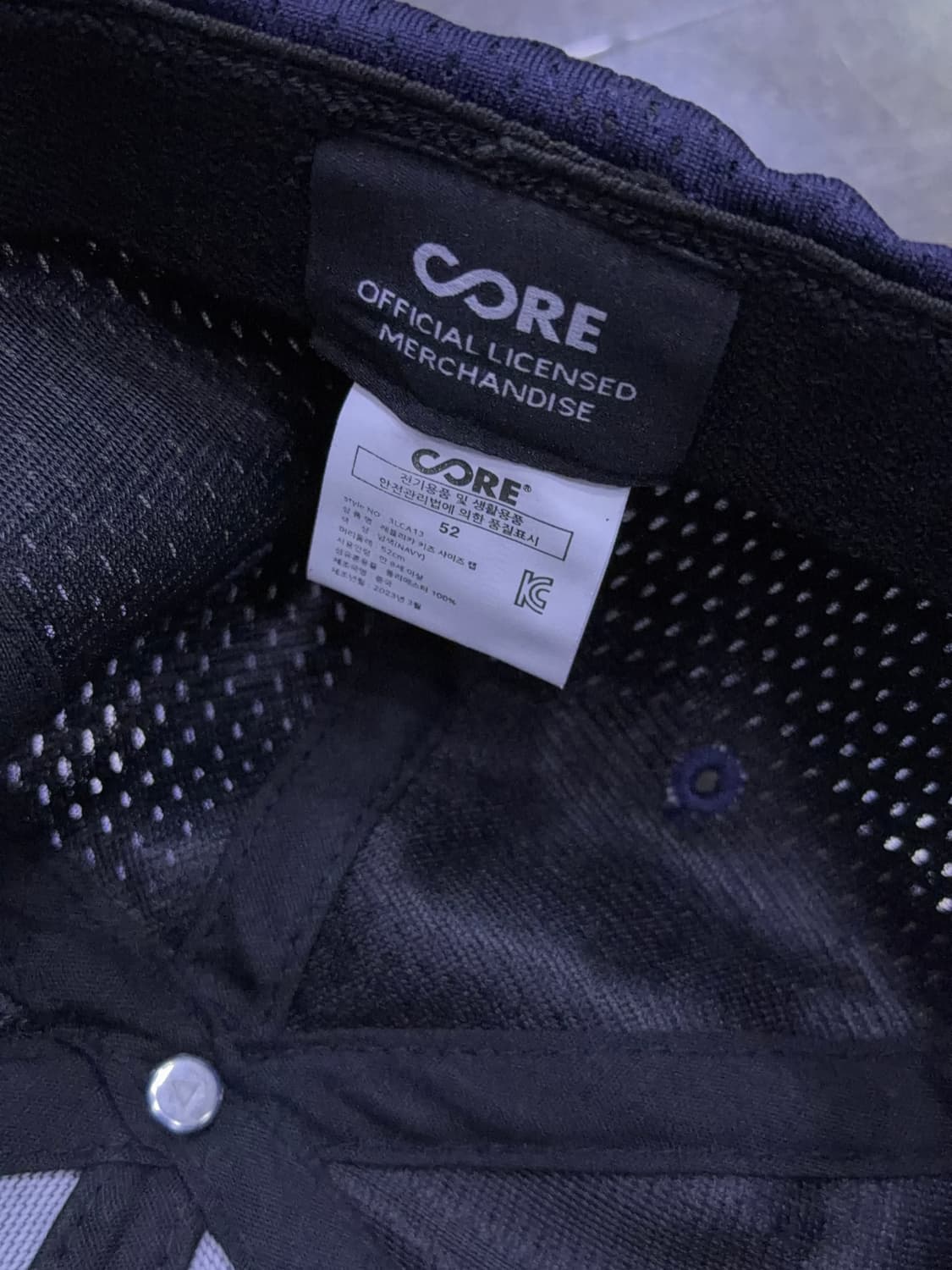 코어샵 롯데 자이언츠 어센틱 G로고 52 사이즈 야구모자 상품이미지6