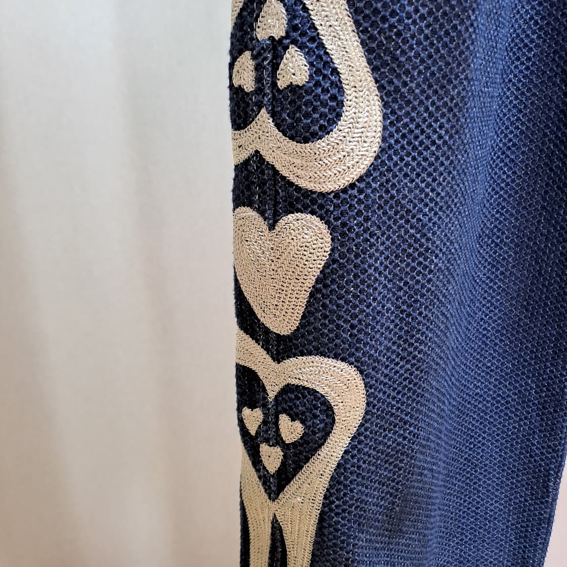 (택포) 글랙 본하트 자수 데님팬츠 M 32-34 A920 상품이미지5