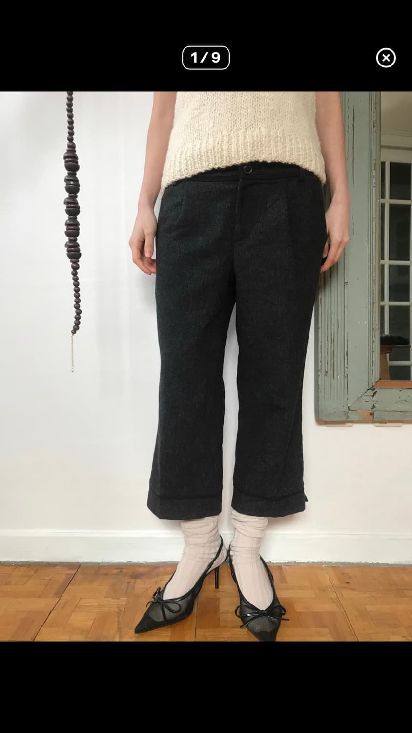 Vintage Wool Capri Pants 상품이미지1