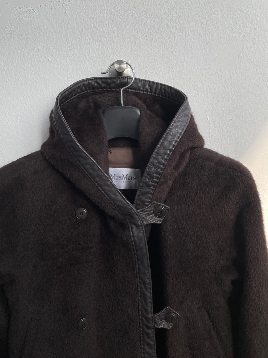 막스마라 알파카 후드 코트  상품이미지5