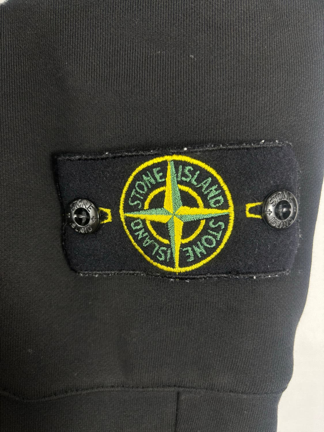 (23SS)스톤아일랜드 코튼 플리스 카고 팬츠 블랙XL 상품이미지3