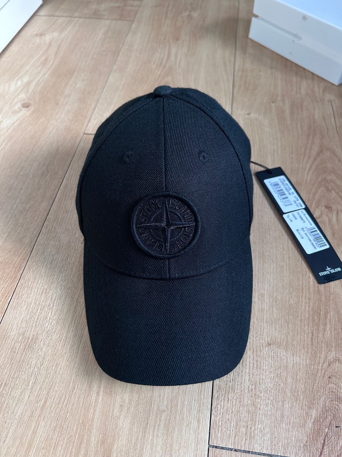 스톤 아일랜드 99675 6-패널 캡 블랙 상품이미지2