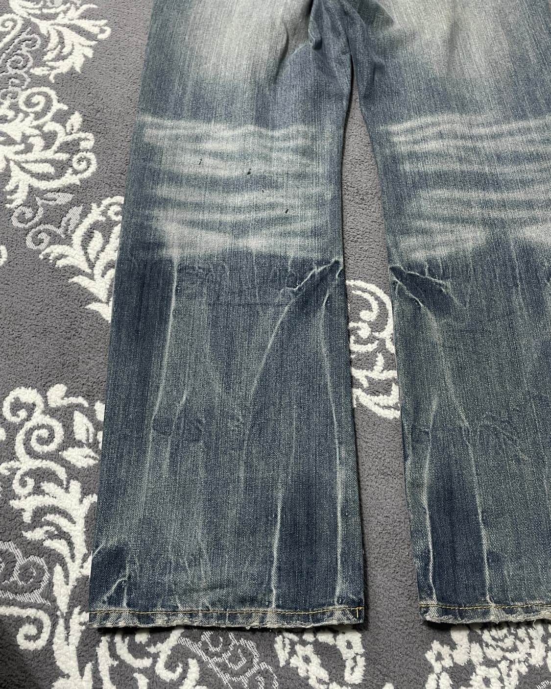 Eng  Jeans 일렉트로닉 워싱 데님 팬츠 상품이미지3