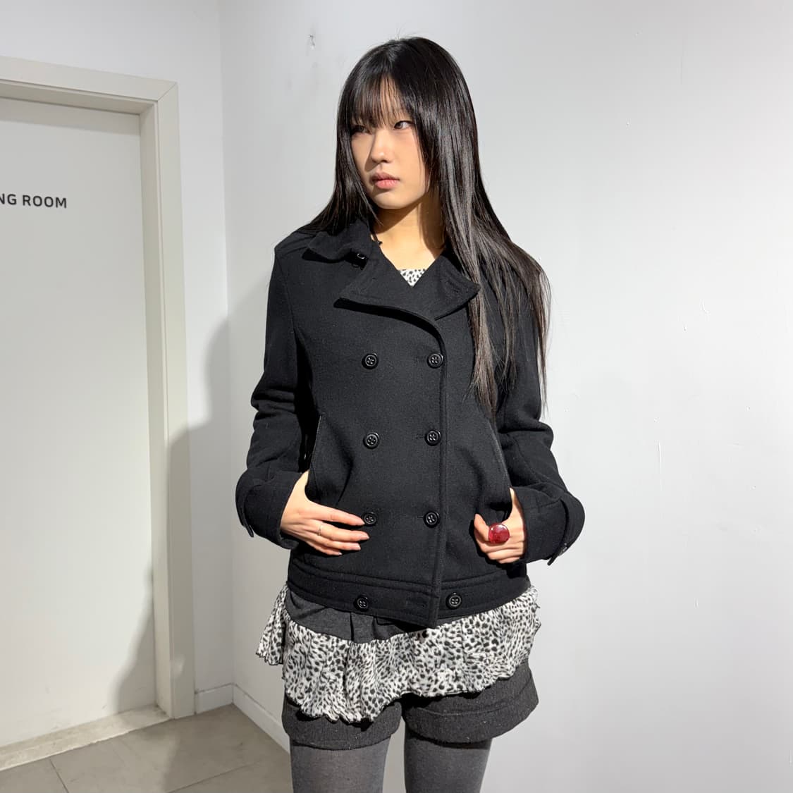 Men’s Bigi 더블 코트 울 자켓 상품이미지2