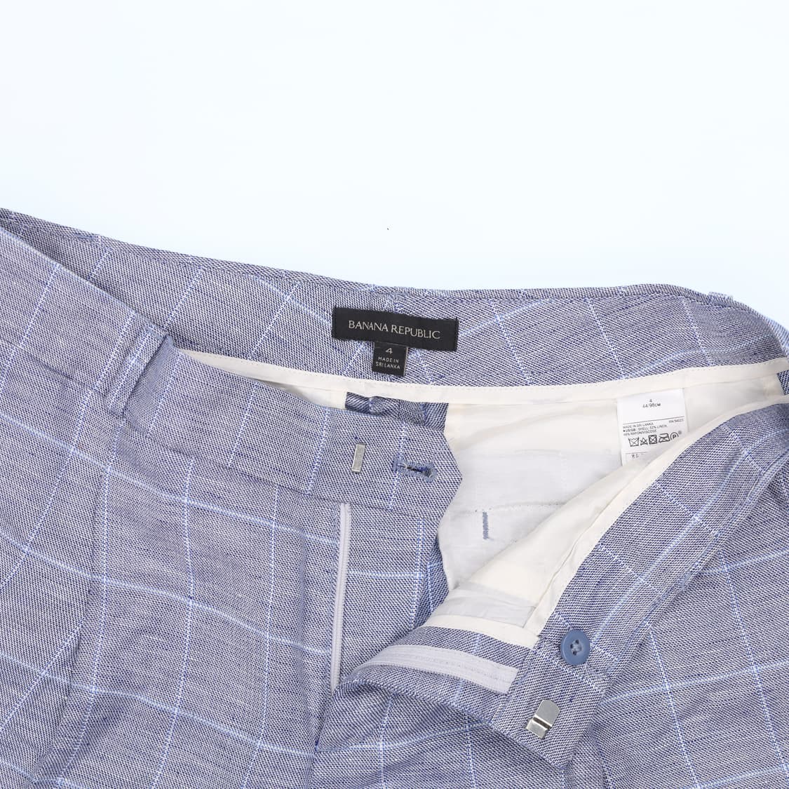 4 바나나리퍼블릭 체크 반바지슬랙스 0316H1 상품이미지3