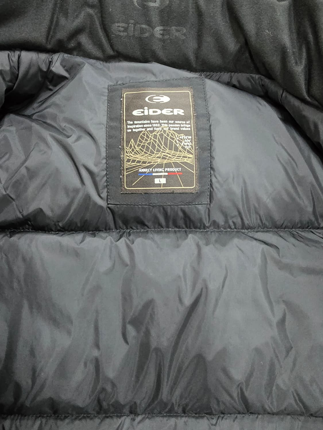 아이더 스텔라 블랙 패딩 점퍼 자켓 100 상품이미지7