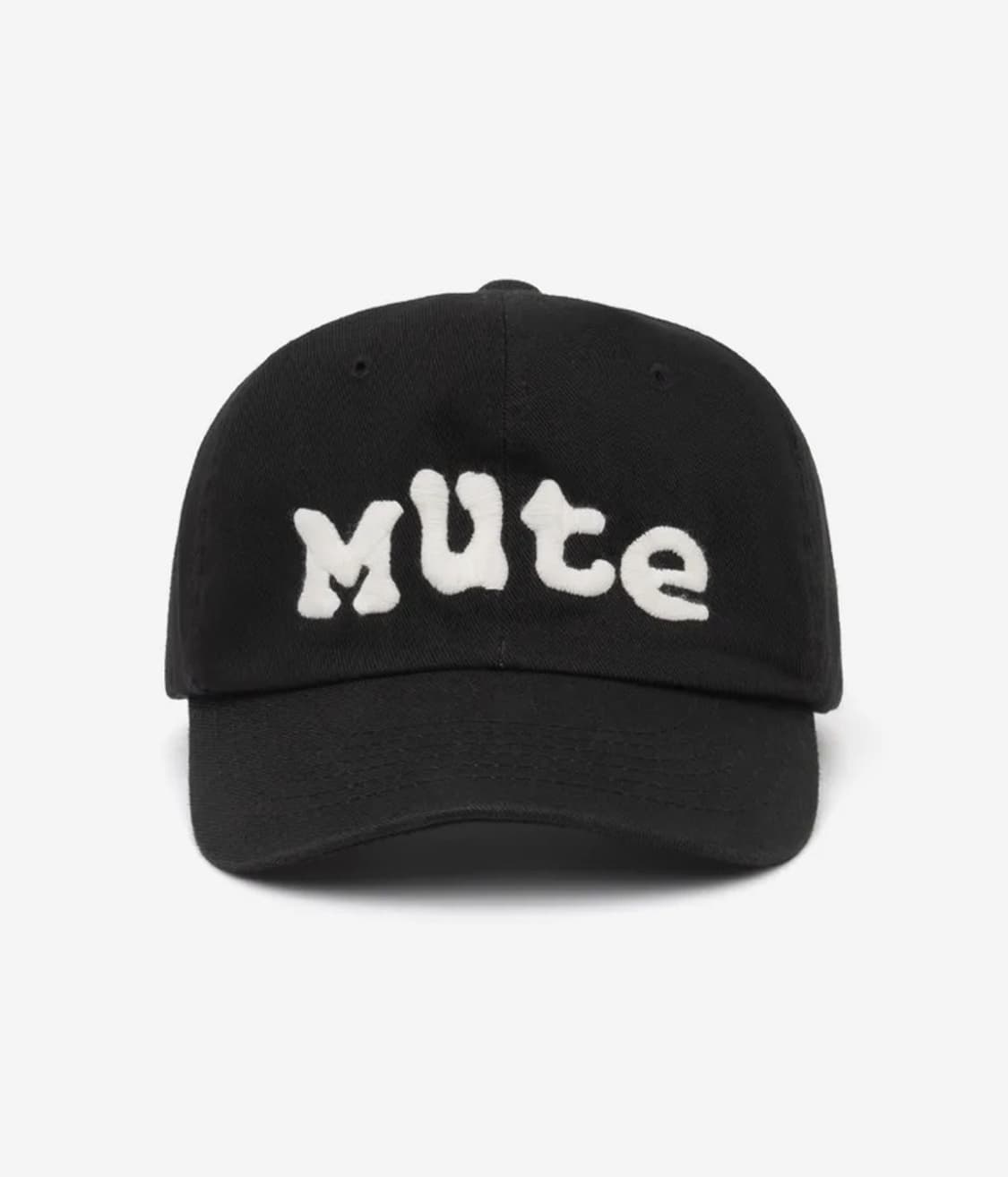 밀로아카이브 뮤트 6패널 볼캡 [워시드 블랙] 상품이미지1