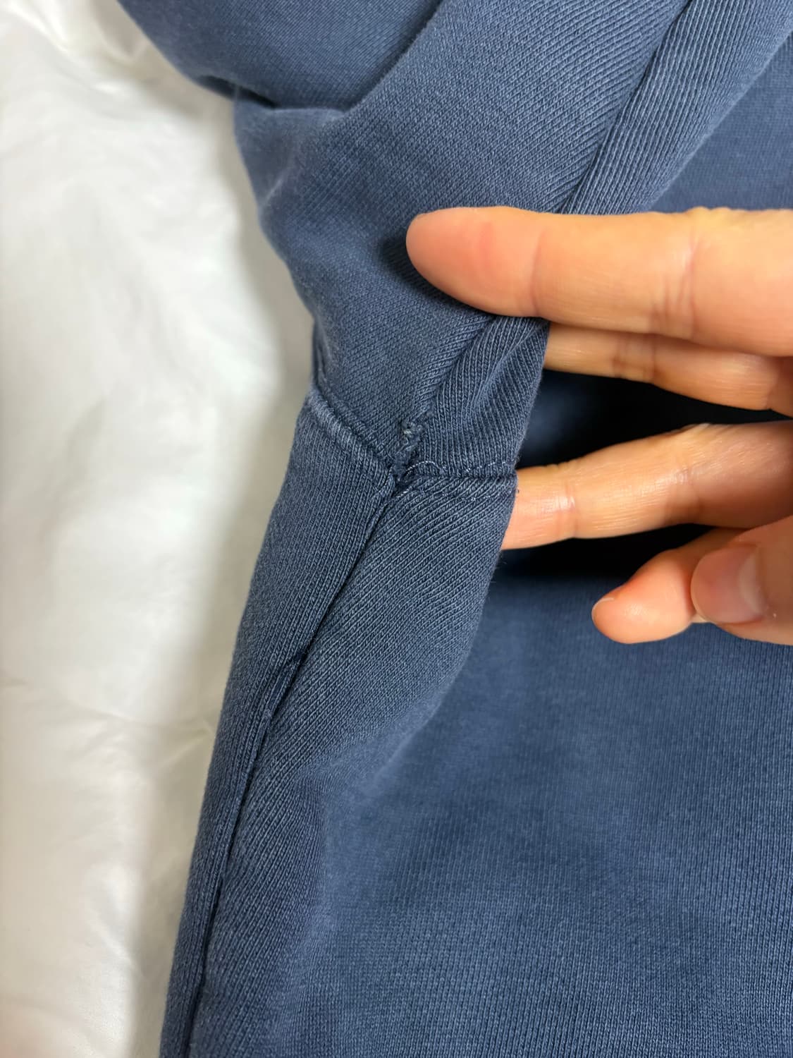 노컨텐츠 레이어드 맨투맨 Layered Sweatshirt _ Navy 상품이미지6