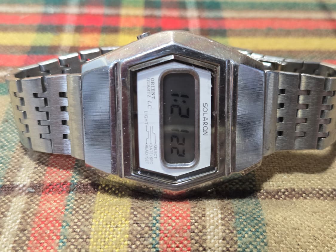 빈티지 오리엔트 솔라론 디지탈시계 3점일괄 상품이미지4