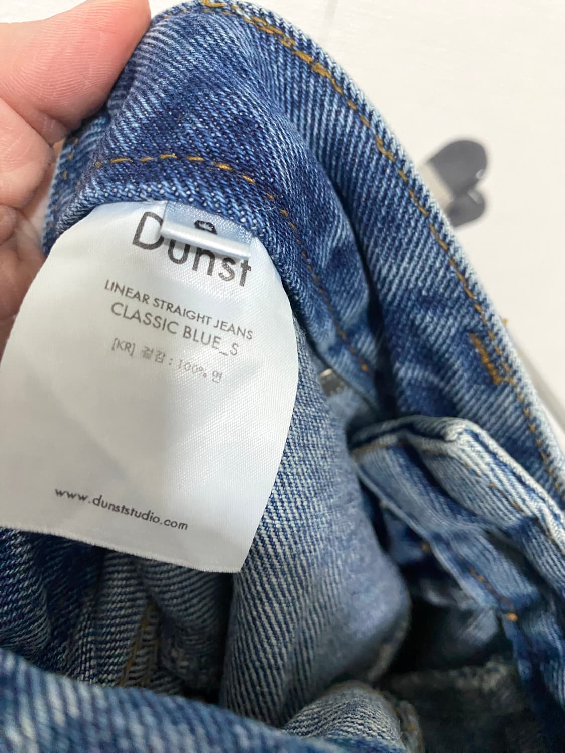던스트 LINEAR STRAIGHT JEANS 22SS 상품이미지6