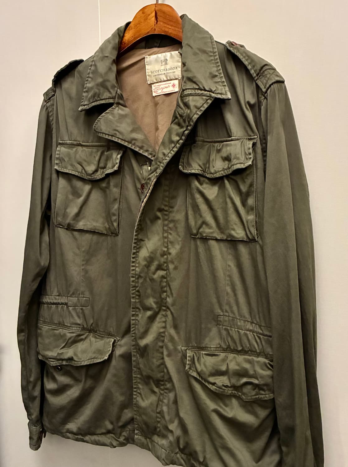 (M~L)스카치앤소다 밀리터리 가먼트다잉 m47 필드 컴뱃자켓 야상 상품이미지2