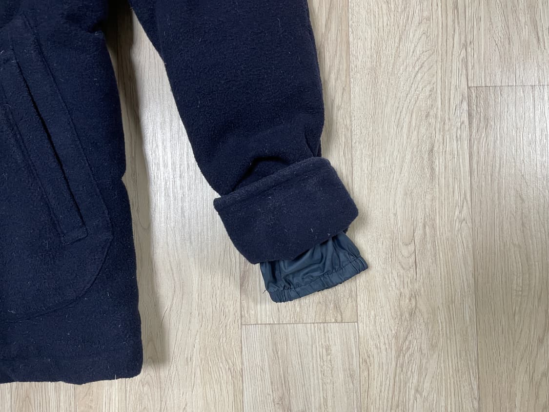 95~100) 단톤X빔즈 후드 숄카라 울 다운패딩(RRL&LVC&폴로) 상품이미지10