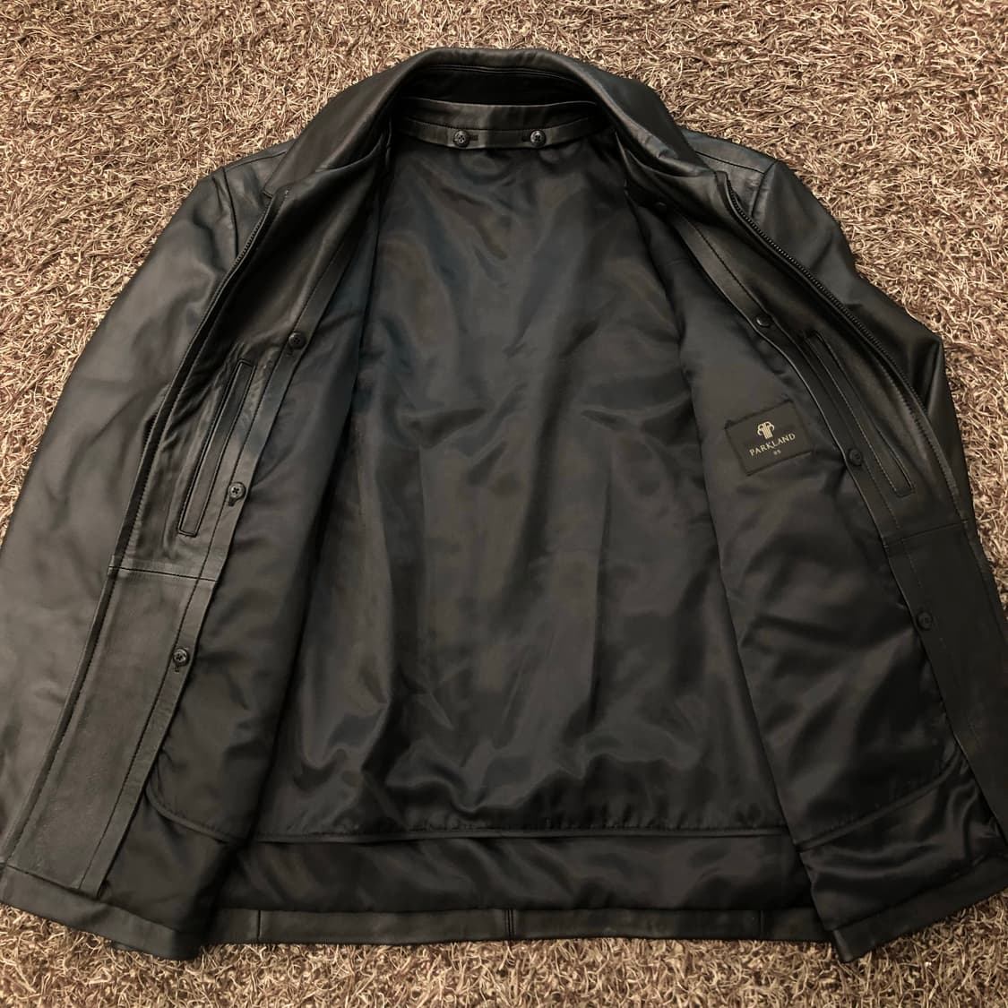파크랜드 양가죽 집업 레더 가죽 자켓 상품이미지4