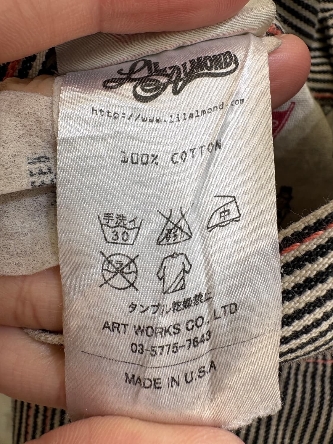 LIL ALMOND (Made in USA) 팬츠 상품이미지8