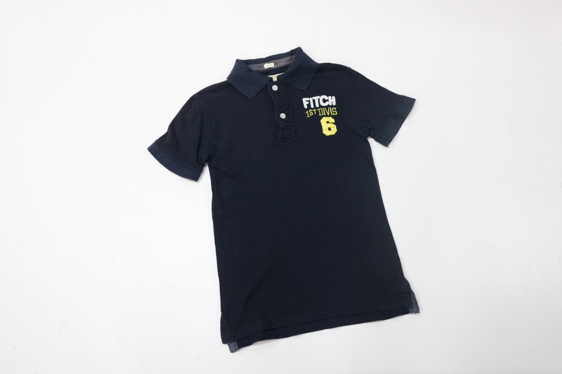 아베크롬비 앤 피치 빈티지 네이비 머슬핏 카라티 (M) 상품이미지2