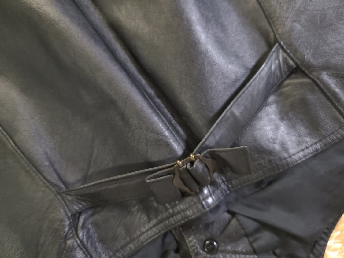 빈티지 카우하이드 레더 베스트 상품이미지6