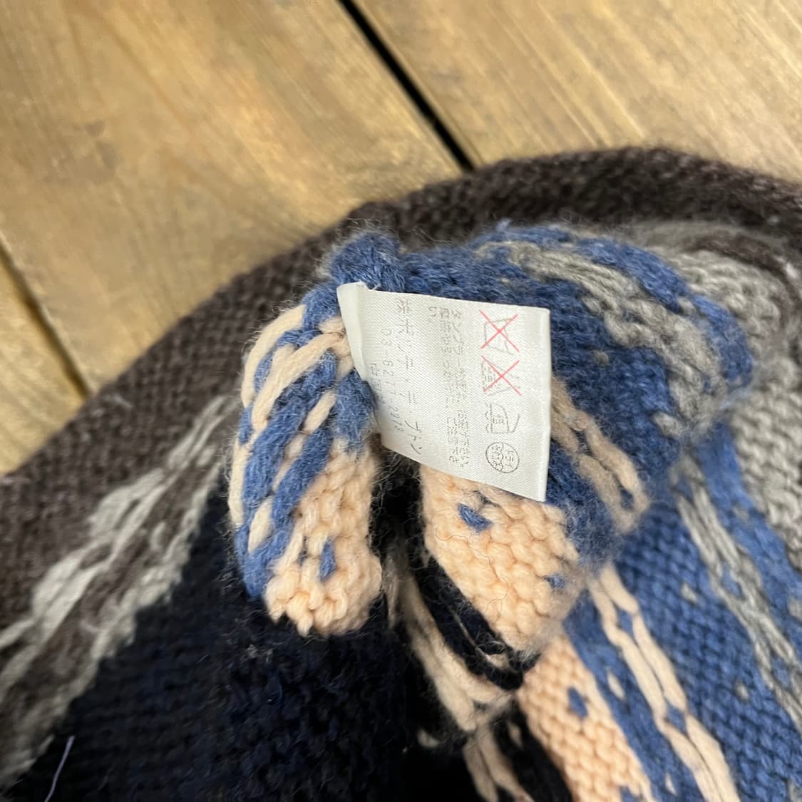 빈티지 울 집업 베스트  상품이미지6