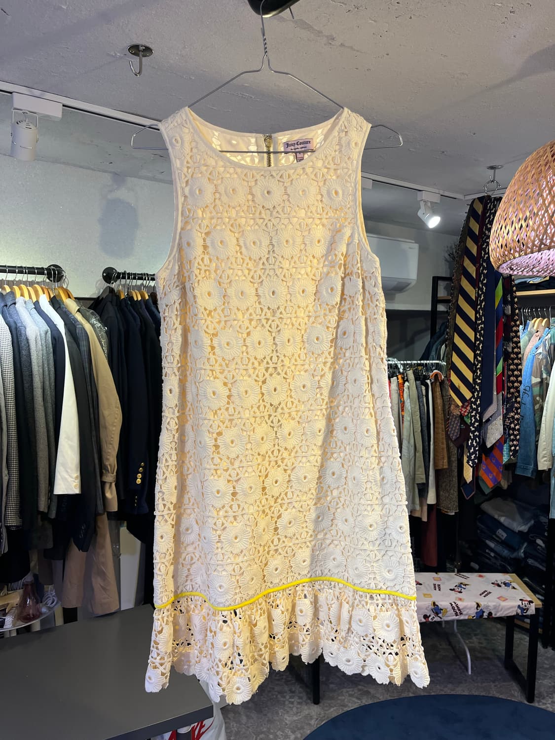 쥬시 꾸뛰르 플로럴 레이스 원피스 상품이미지1